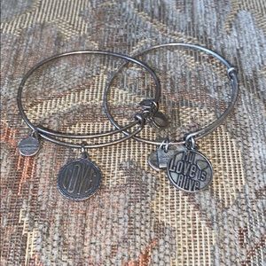 Alex and Ani Silver Charm Bracelets